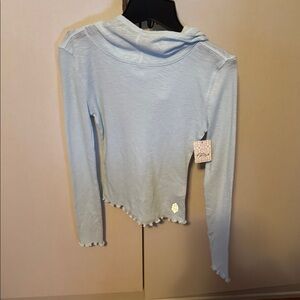 FP Movement by Free People Blue Green Long Sleeve Tee